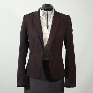 Women's Burgundy Blazer, H&M, Like New (Size 4)